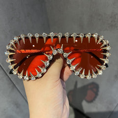 Trendy punk glasses funny sunshade