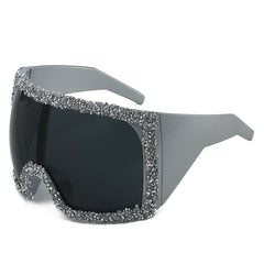 Trendy punk glasses all-in-one goggles