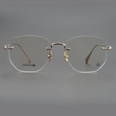 CHH Chrome Hearts Glasses Ultra-light pure titanium high-end rimless glasses frame