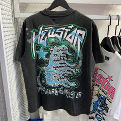 Hellstar T Shirt Casual Loose High-quality pure cotton high-street clothing