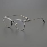 CHH Chrome Hearts Glasses Japanese fashion ultra-light pure titanium half-frame glasses frame