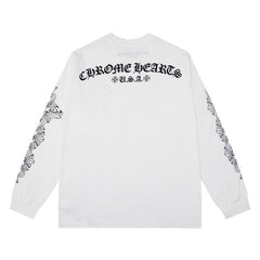 CHH Heart Long Sleeve Shirt Unisex Fashion Loose Long Sleeve Shirt
