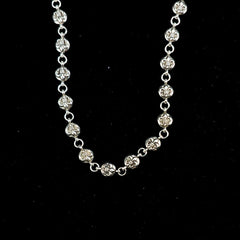 CHH Chrome heart Cross Necklace Cross Ball Men's and Women's Rough