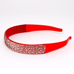 Trendy punk glasses headband full of diamonds