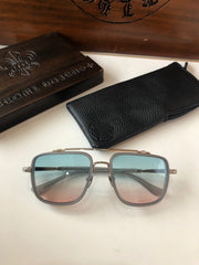 Chrome Hearts Sunglasses Fashion Titanium Large Frame Square Pull Wind Sunglasses