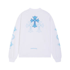 CHH Heart Long Sleeve Shirt Unisex Fashion Loose Long Sleeve Shirt