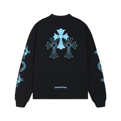 CHH Heart Long Sleeve Shirt Unisex Fashion Loose Long Sleeve Shirt