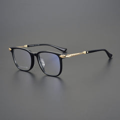 CHH Chrome Hearts Glasses Vintage Pure Titanium Black Frame Glasses