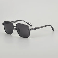 Chrome Hearts Sunglasses Double Beam Titanium Sunglasses