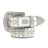 Hip-hop punk rhinestone belt punk style