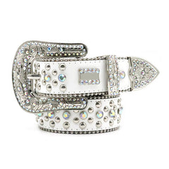 Hip-hop punk rhinestone belt punk style