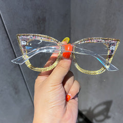 Trendy punk glasses gravel