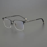 CHH Chrome Hearts Glasses fashion pure titanium dragon pattern carved half frame glasses
