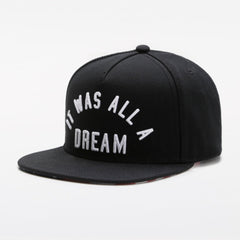 Trendy flat brimmed snapback hatsLetter Embroidery