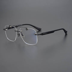 CHH Chrome Hearts Glasses Versatile Vintage Perforated Frameless Toad Mirror Myopia Glasses Frame