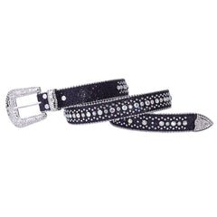 Hip-hop punk rhinestone belt artificial diamond