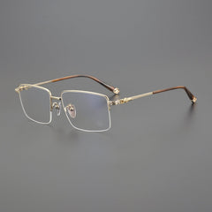 CHH Chrome Hearts Glasses Personalized fashion half frame myopia glasses frame