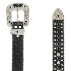 Hip-hop punk rhinestone belt punk style