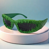 Trendy punk glasses cat eyes