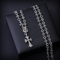 CHH Chrome heart Cross Necklace Men's and Women's Same Cross Necklace