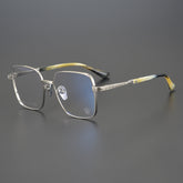 CHH Chrome Hearts Glasses Vintage Versatile Engraved Pure Titanium Square Glasses Frame