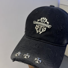 Chh Chrome Heart Hat Cross Baseball Cap Shade