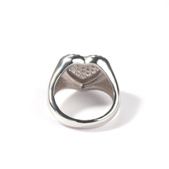 Rings Copper Set 5A Zircon Couple Ring Love Ring Spectrum St. Valentine's