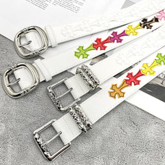 Chh Chrome Hearts Belt Embroidery Belt Male