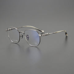 CHH Chrome Hearts Glasses Ultra Light Pure Titanium Small Frame Vintage Glasses Frame