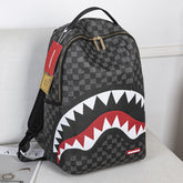 RIP ME OPEN Bag Shark teeth Personality creative backpack Shark funny ugly cute backpacking large capacity luminous