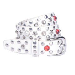 Hip-hop punk rhinestone belt kids gem decoration