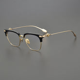 CHH Chrome Hearts Glasses Ultra Light Pure Titanium Fashion Half Frame