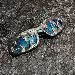 Trendy punk glasses epoxy mutant venom