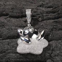 Jewelry Cartoon Diamond Silver Star Kirby Pendant Fashion Versatile Kirby St. Valentine's Spectrum Jesus Pieces