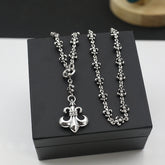 CHH Chrome heart Cross Necklace Vintage Adjustable Men's and Women's