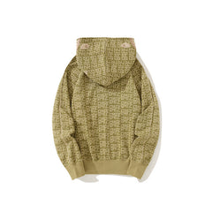 Bathing Ape Bape Hoodie Full Print Sweater Cardigan Zip Hooded