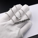 CHH Chrome heart Cross Necklace Vintage Male and Female Collarbone Chains