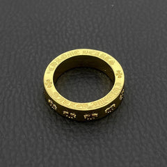 CHH Chrome heart Cross Ring Gothic