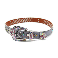 Hip-Hop Punk Rhinestone Belt Crown Rhinestone