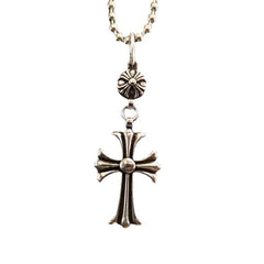 CHH Chrome heart Cross Necklace Vintage Cross Necklace Same for Men and Women