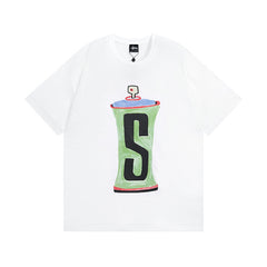 Stussy T Shirts Casual Loose Couple T Shirts