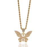 Jewelry Fashion Copper Zircon Full Diamond Pendant Hip Hop St. Valentine's Animal Spectrum