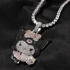 Jewelry Harajuku Girl Black Sweet Wind Cartoon Kuromi Animal St. Valentine's Angel Pieces