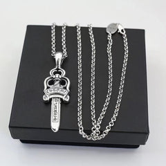 CHH Chrome heart Cross Necklace Cross Necklace Vintage Men's and Women's