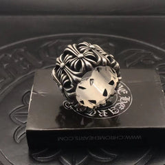 CHH Chrome heart Cross Ring Vintage Punk