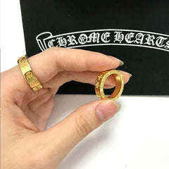 CHH Chrome heart Cross Ring Fashion Personality
