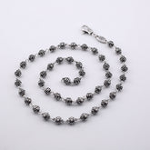 CHH Chrome heart Cross Necklace Cross Flower Versatile Simple Men's and Women's