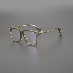 CHH Chrome Hearts Glasses Large Square Large Face Myopia Anti-Blue Light Glasses Frame