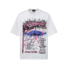 Hellstar T-Shirt Printed Short Sleeve High-quality pure cotton high-street clothing