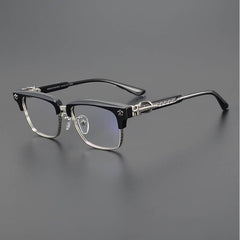 CHH Chrome Hearts Glasses Versatile Pure Titanium Box Retro Myopia Anti-Blue Light Glasses Frame